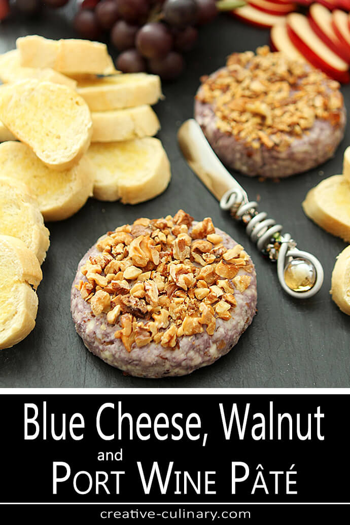 Blue Cheese, Walnut, and Port Wine Pâté Creative Culinary