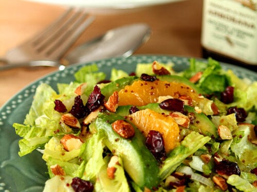 orange and avocado salad with zesty dressing Orange Avocado Salad with Cilantro Lime Dressing