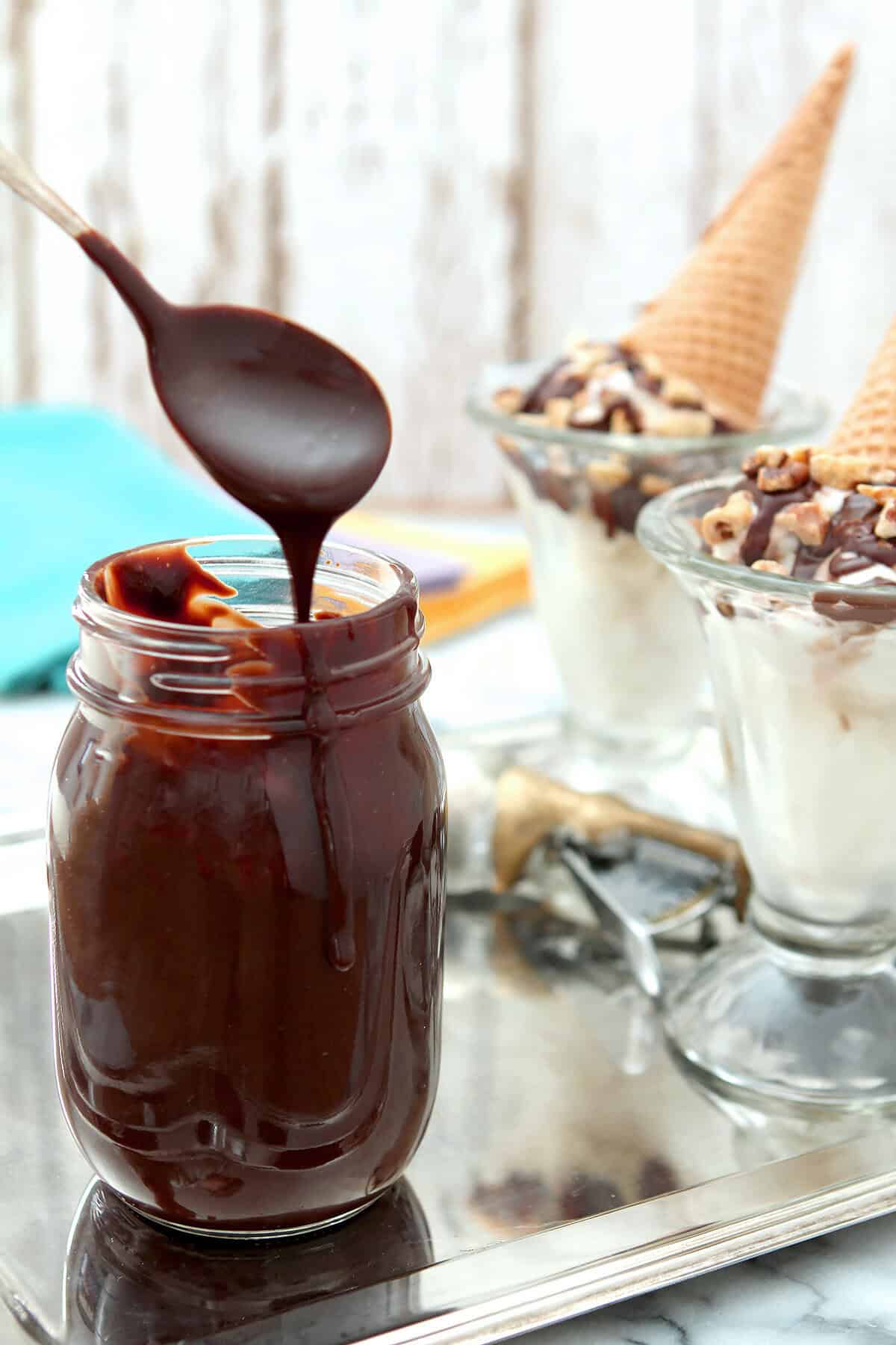 Homemade Hot Fudge Sauce - Creative Culinary