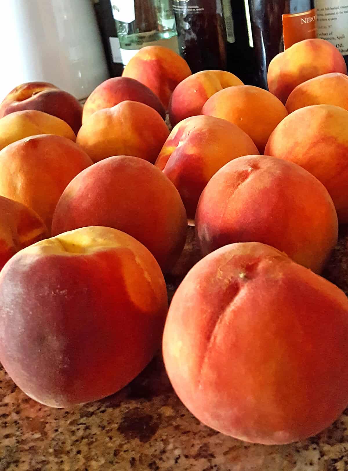 Bourbon Peach Jam with Vanilla Bean - Creative Culinary